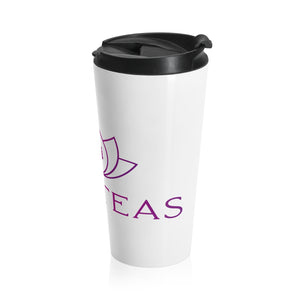 BeauTeas 15oz Steel Travel Mug
